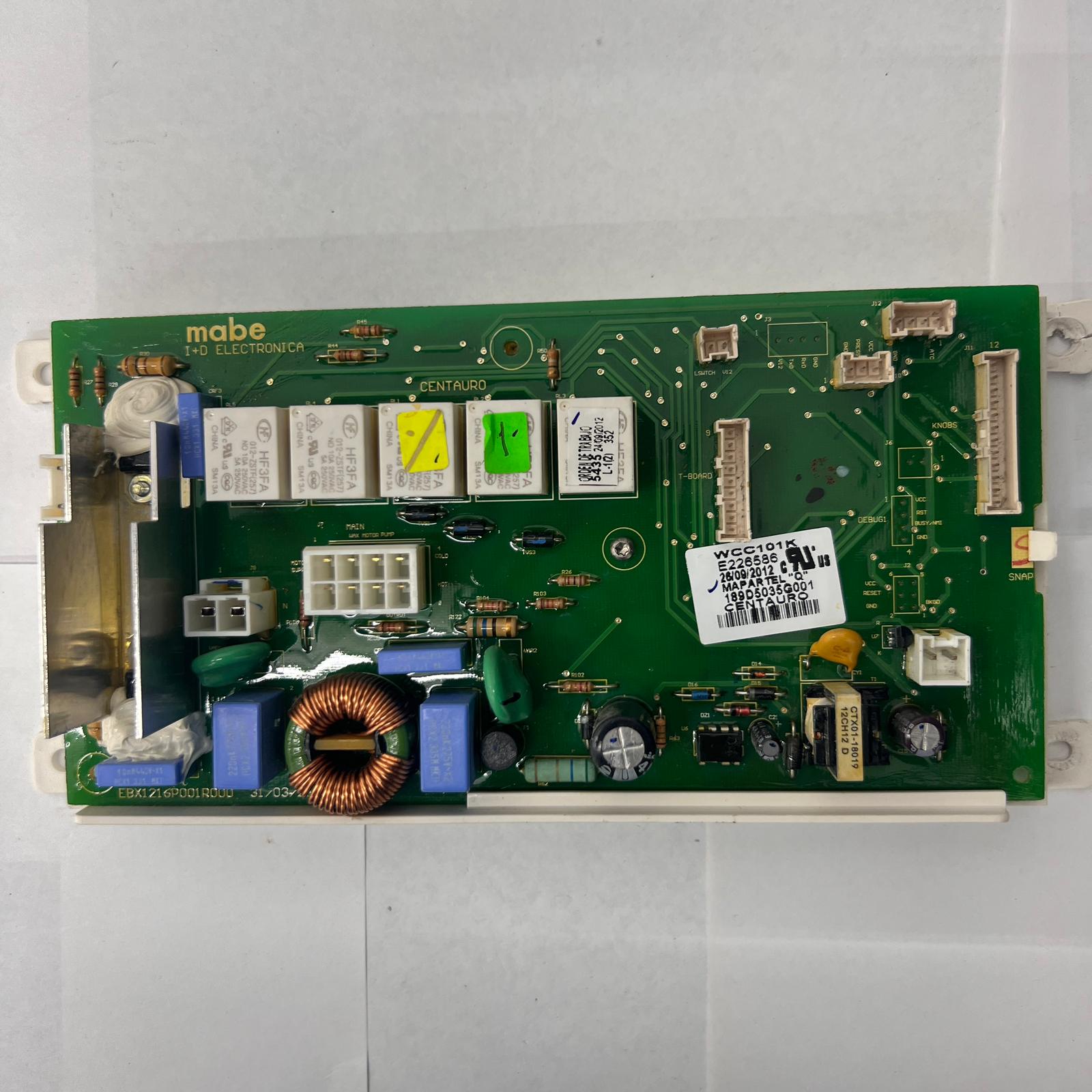 GE Washer Control Board Part WCC101K E226586 189D5035G001 GE Washer Control Board Part WCC101K E226586 189D5035G001